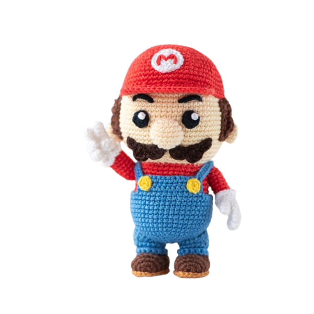 (PDF Crochet Pattern/Pola Amigurumi) Mario Amigurumi