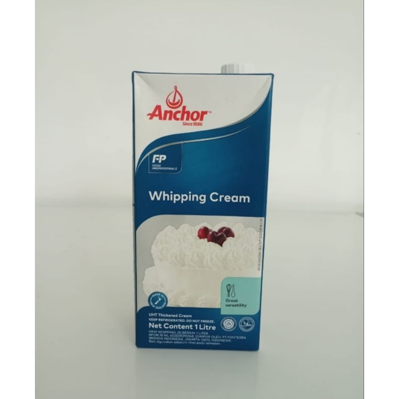 

Whipping Cream Anchor 1lt