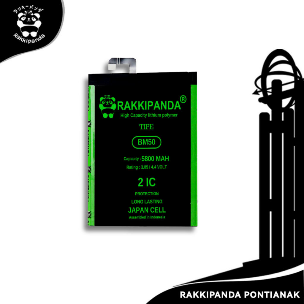 RakkiPanda BM50 Mi Max 2 Baterai
