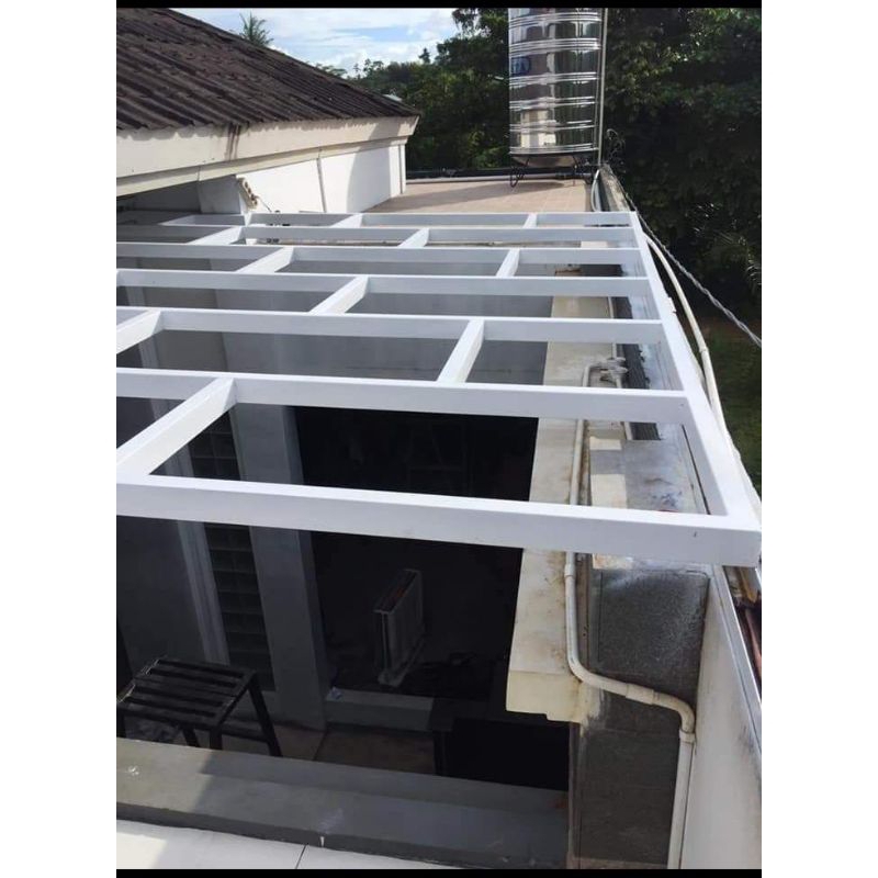 Kanopi Kaca - Kaca Laminated 5+5