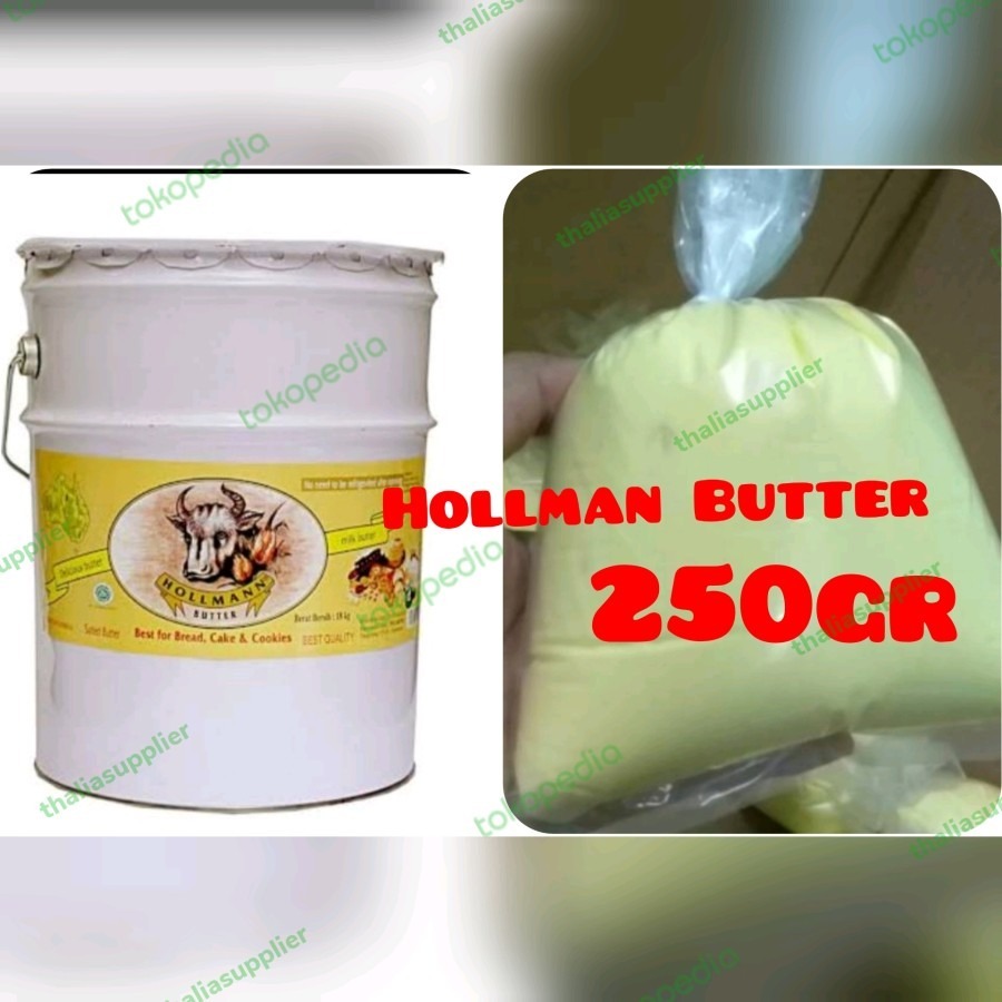 

HOLLMAN BUTTER MILK ECER 250GR, CAMPURAN ADONAN, KHUSUS INSTANT KURIR