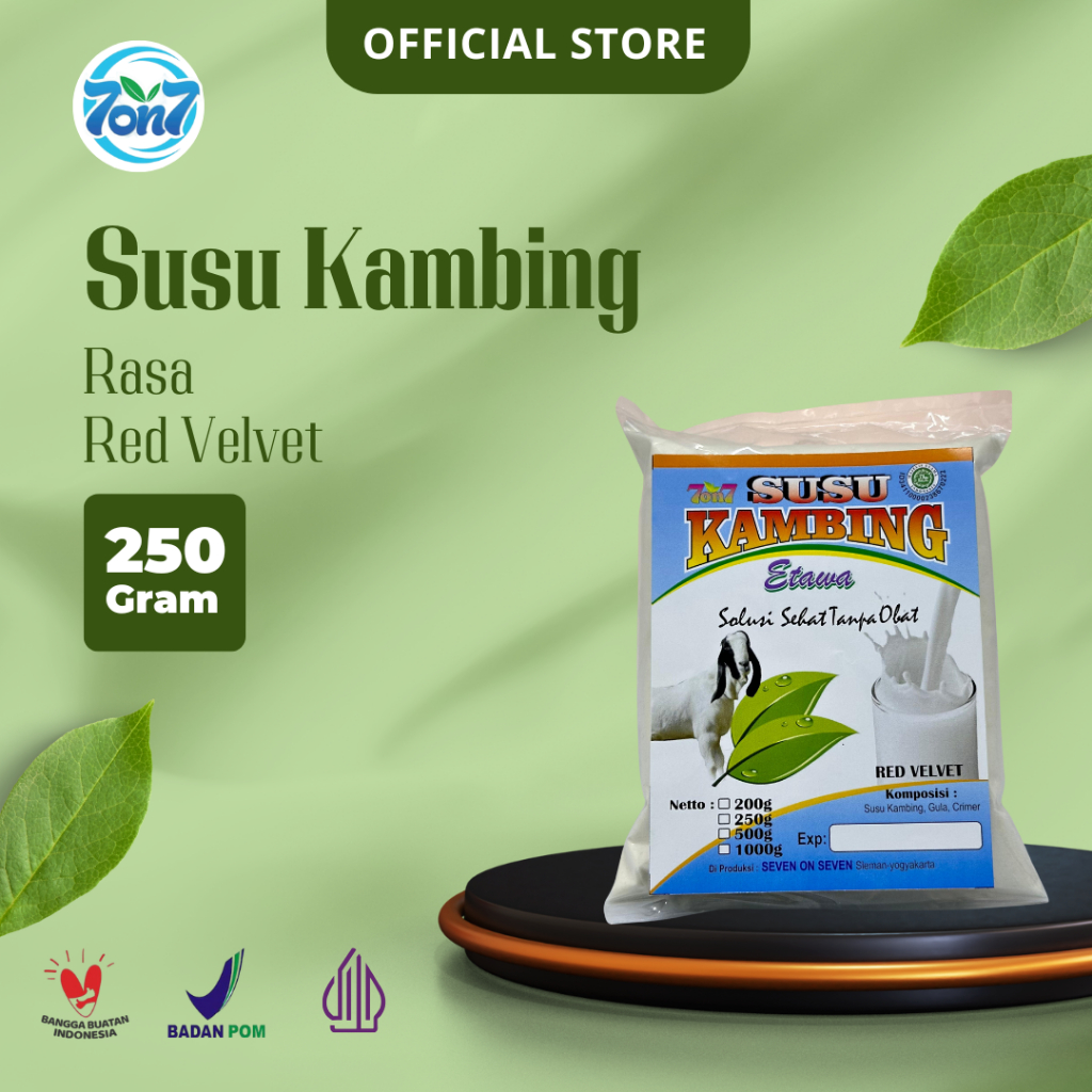 

Susu Kambing Rasa Red Velvet 250Ggr