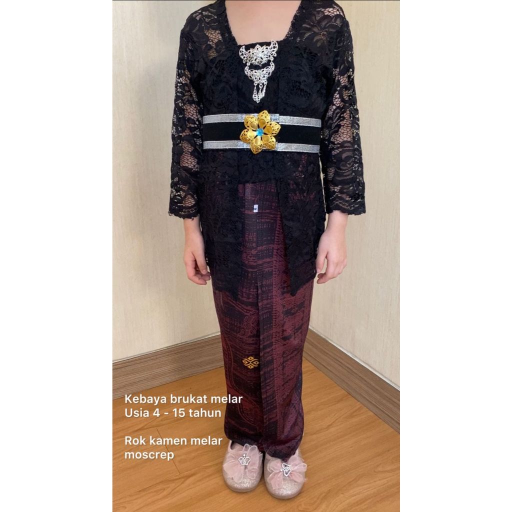 Atasan Kebaya Anak Kebaya Anak Wisuda Sofia Strait Melar Kebaya Brokat Sofia Panjang Stretch Baju Ad