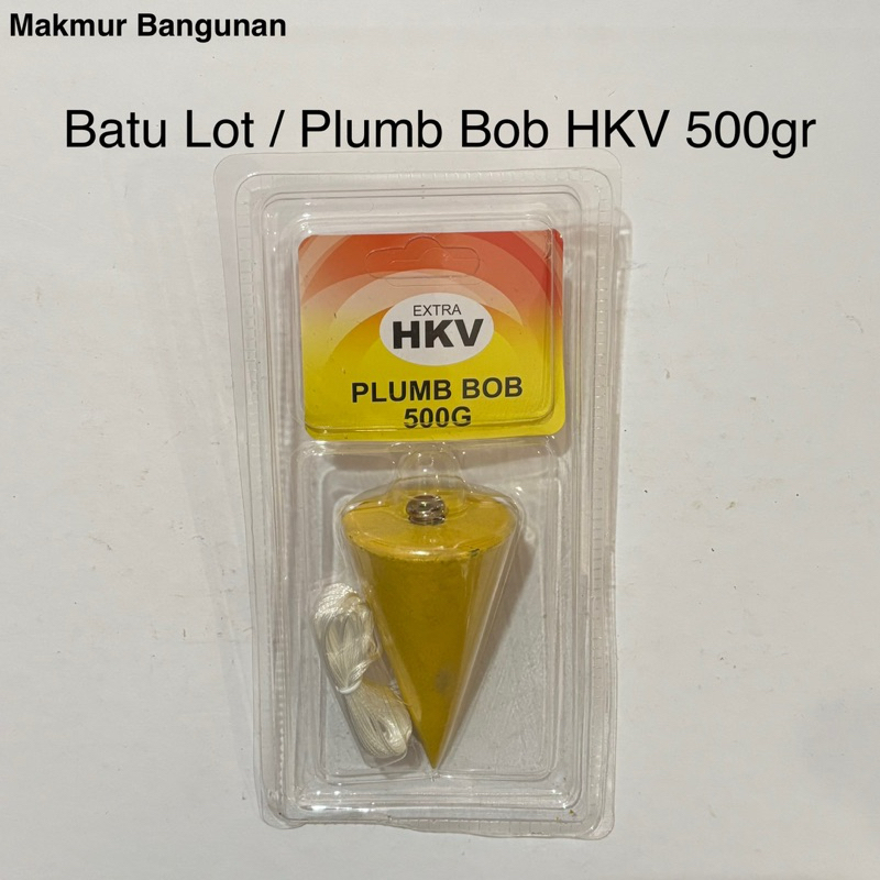 Batu Lot / Plumb Bob HKV 500gr | Bandul Lot