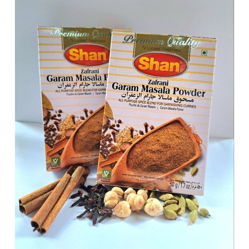 

Shan Garam Masala Powder Bumbu India Arab Pakistan Bubuk 50 gr