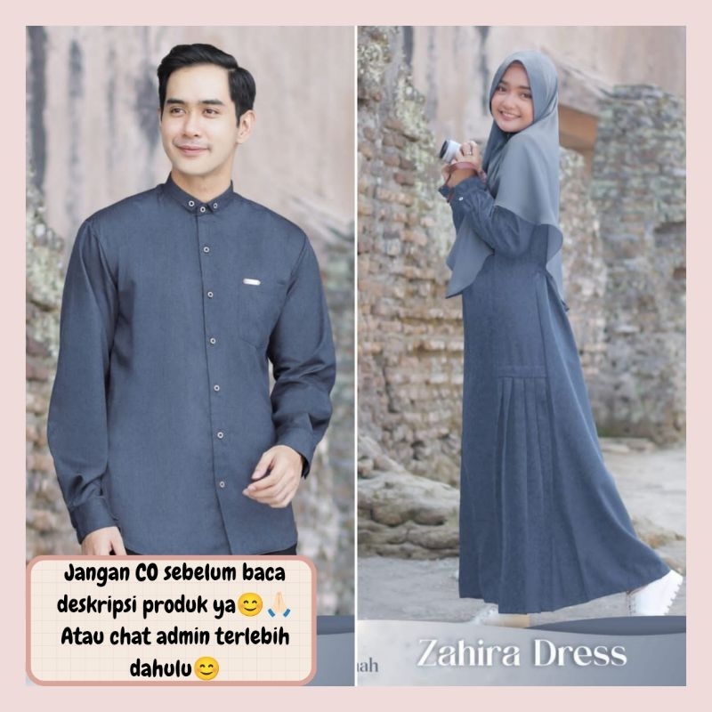 Zahira Hira couple lebaran 2025 by Falova OPEN PRE ORDER (READY MARET 2025) gamis koko