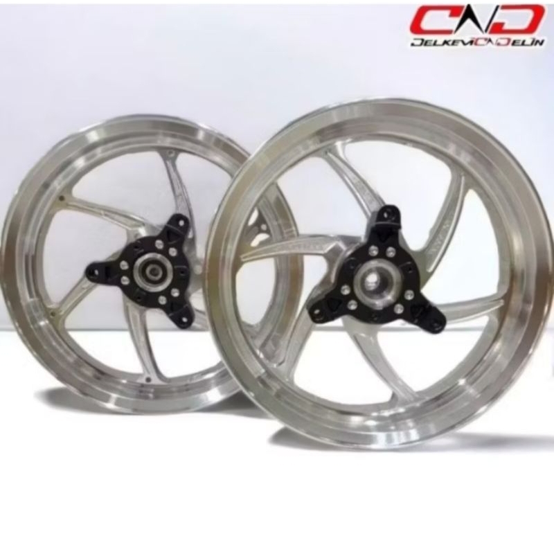 VELG MOZ DND DELKEVICE singe disc Nmax2020/ 2024 TURBO New 2024 Chrome 300 /350 ring 14 velg nmax ne