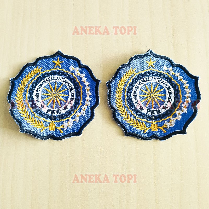 Bordir Logo PKK Bet Bordir PKK - Aneka Topi