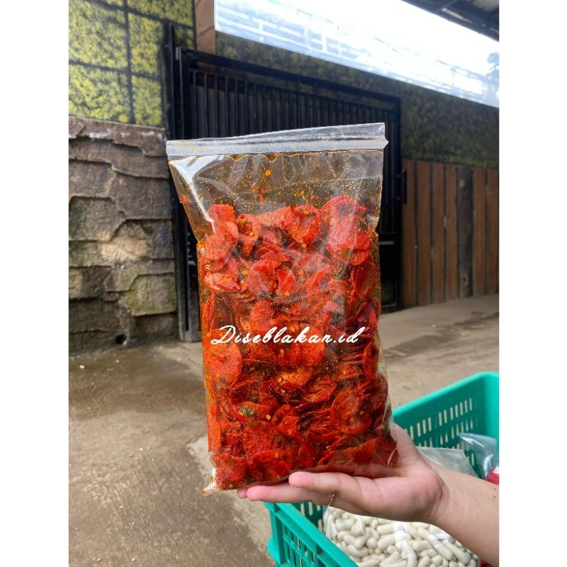 

Sotong goreng pedas daun jeruk kemasan 200gram
