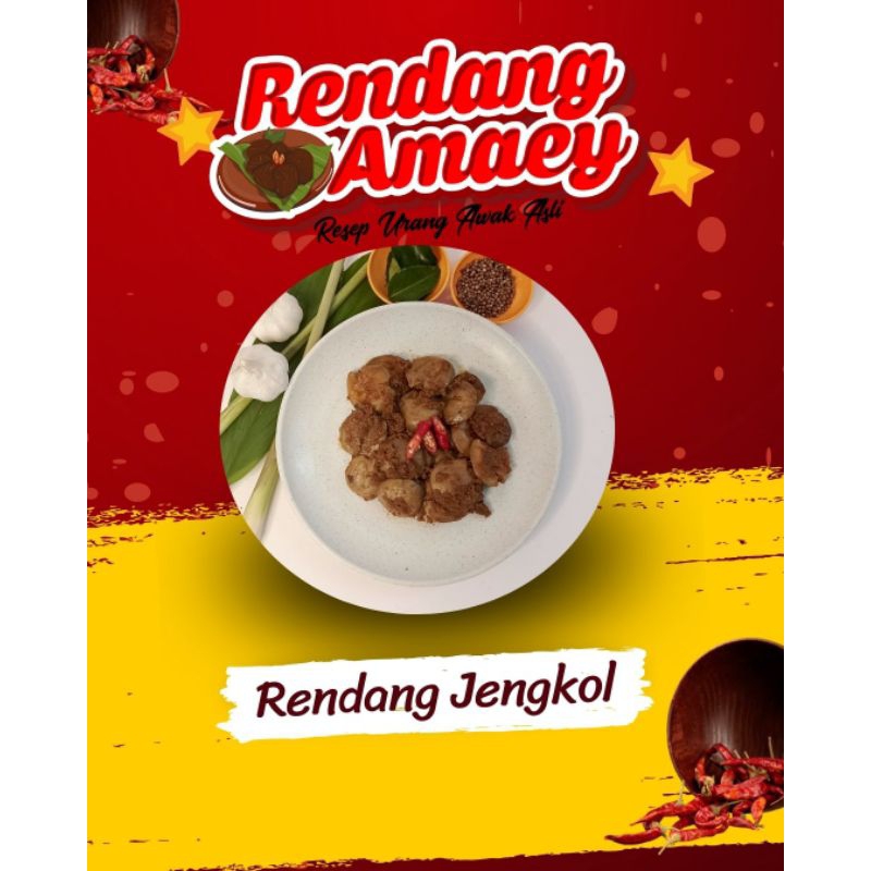 

Rendang Jengkol- Rendang Amaey