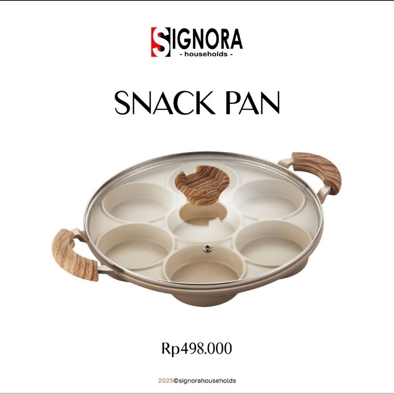 Snack Pan Signora/pan cetakan kue apem, lumpur