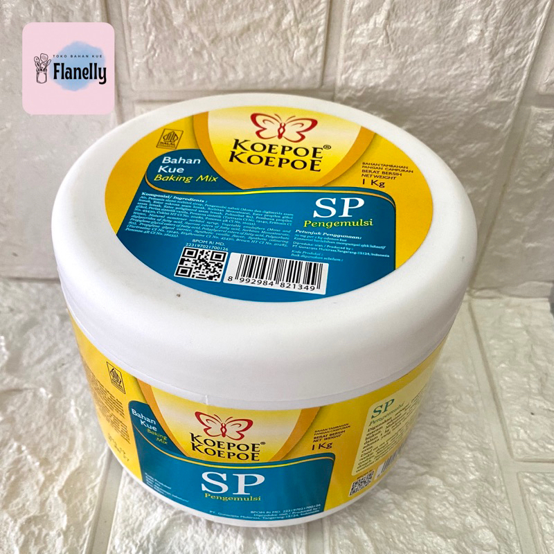 

1KG SP EMULSIFIER PELEMBUT KUE MERK KUPU KUPU