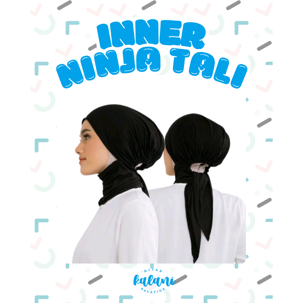 INNER NINJA TALI | CIPUT KAOS PREMIUM | KALANI HIJAB SALATIGA
