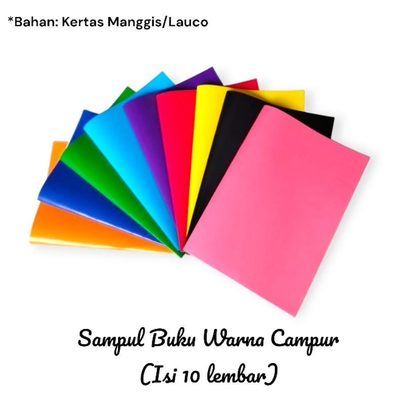 

Sampul Buku Warna Campur Ukuran Kwarto (Isi 10 lembar)