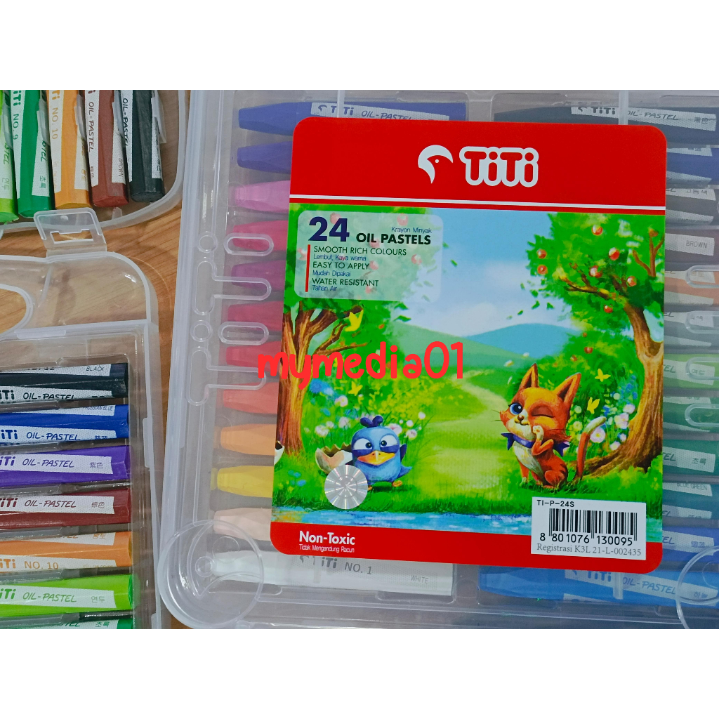 

CRAYON TITI OIL PASTEL 24 WARNA TERMURAH