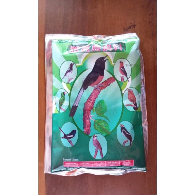 pakan burung topsong burung murai, kacer, jalak dll 450gram