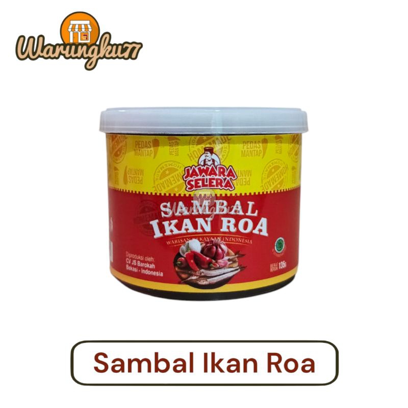 

Sambal Ikan Roa Js Jawara Selera [135 gr] - Promo Free packing Bubble wrap