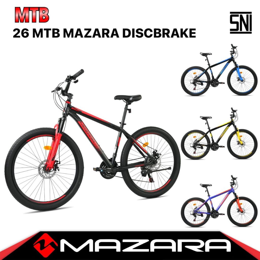 (BATAM) Sepeda MTB 26 MAZARA BRAVO Discbrake