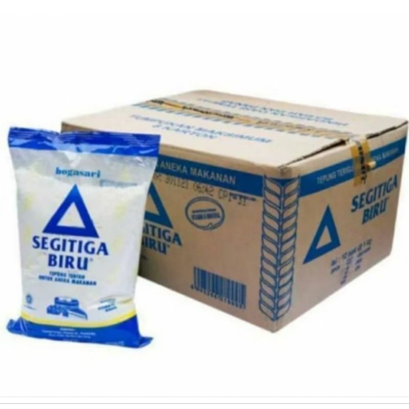 

Tepung Segitiga Biru 1kg x 12 pcs ( Karton / Dus )