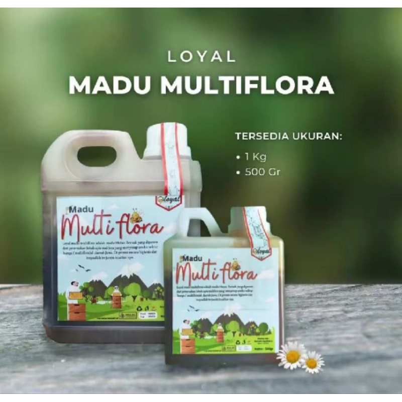 

MADU MULTIFLORA 1KG ASLI ORIGINAL | MADU NEKTAR MULTIFLORA | LOYAL MADU MULTIFLORA 1KG MULTIKHASIAT