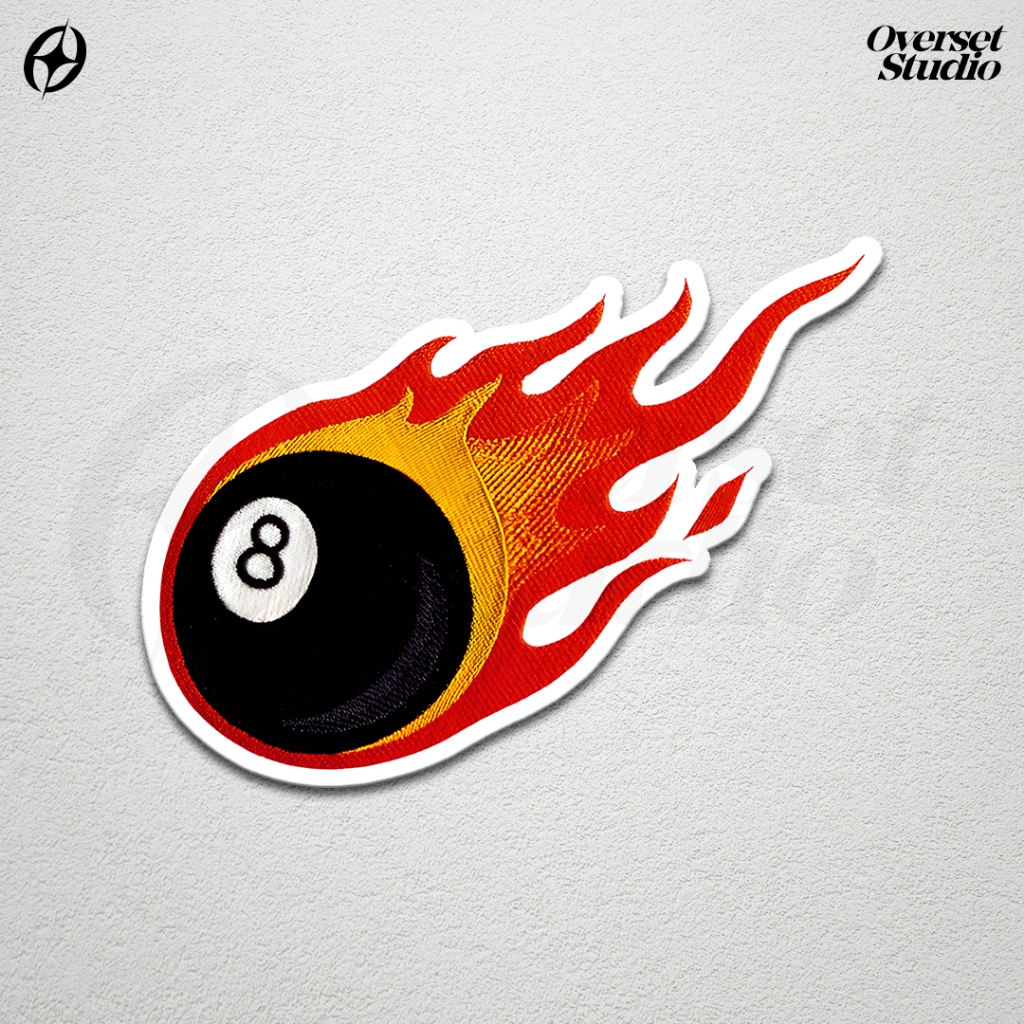 

(GRATIS ONGKIR & COD) Stiker Sticker Flaming Eight Ball / Stiker Aesthetic Flaming 8 Ball / Sticker Vinyl Glossy / 8 Ball Aesthetic Sticker / Sticker Band / Stiker Brand Lokal / Stiker Satuan / Sticker Custom / Sticker Helm / Stiker Tumbler