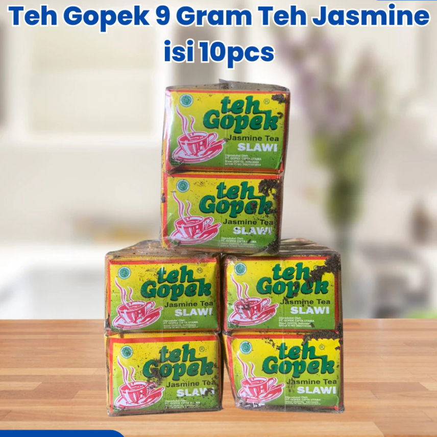 

Teh Gopek Jasmine Tea Asli Slawi 1 slop/50 pcs gopek jasmine tea