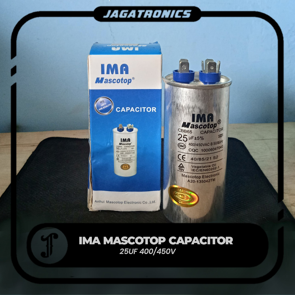 Kapasitor Ac - Capacitor Ac 25UF Ima Mascotop