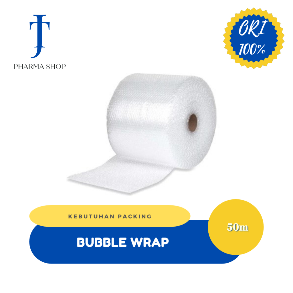 

Bubble Wrap Hitam Bening 30 Cm x 50 M Potongan Tebal Ekonomis