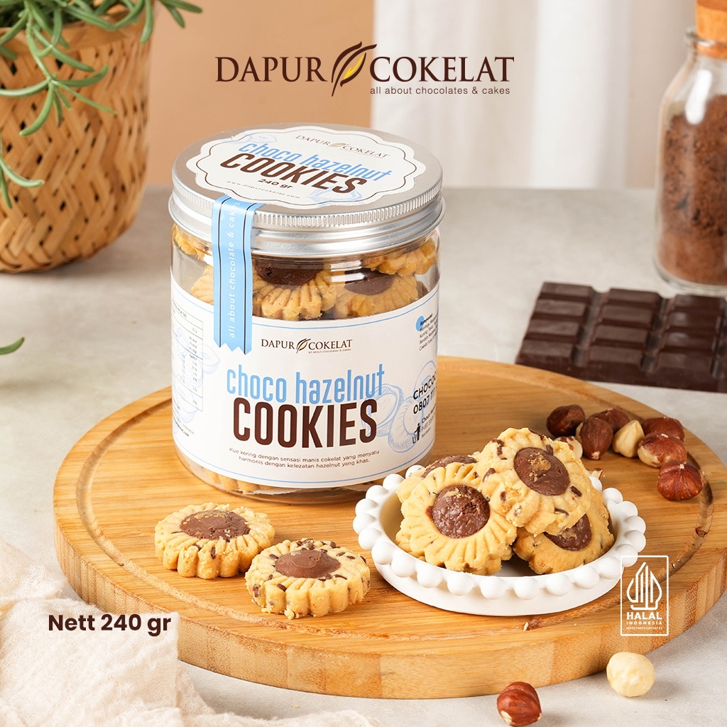 

DAPUR COKELAT - Choco Hazelnut Cookies | Kue Kering