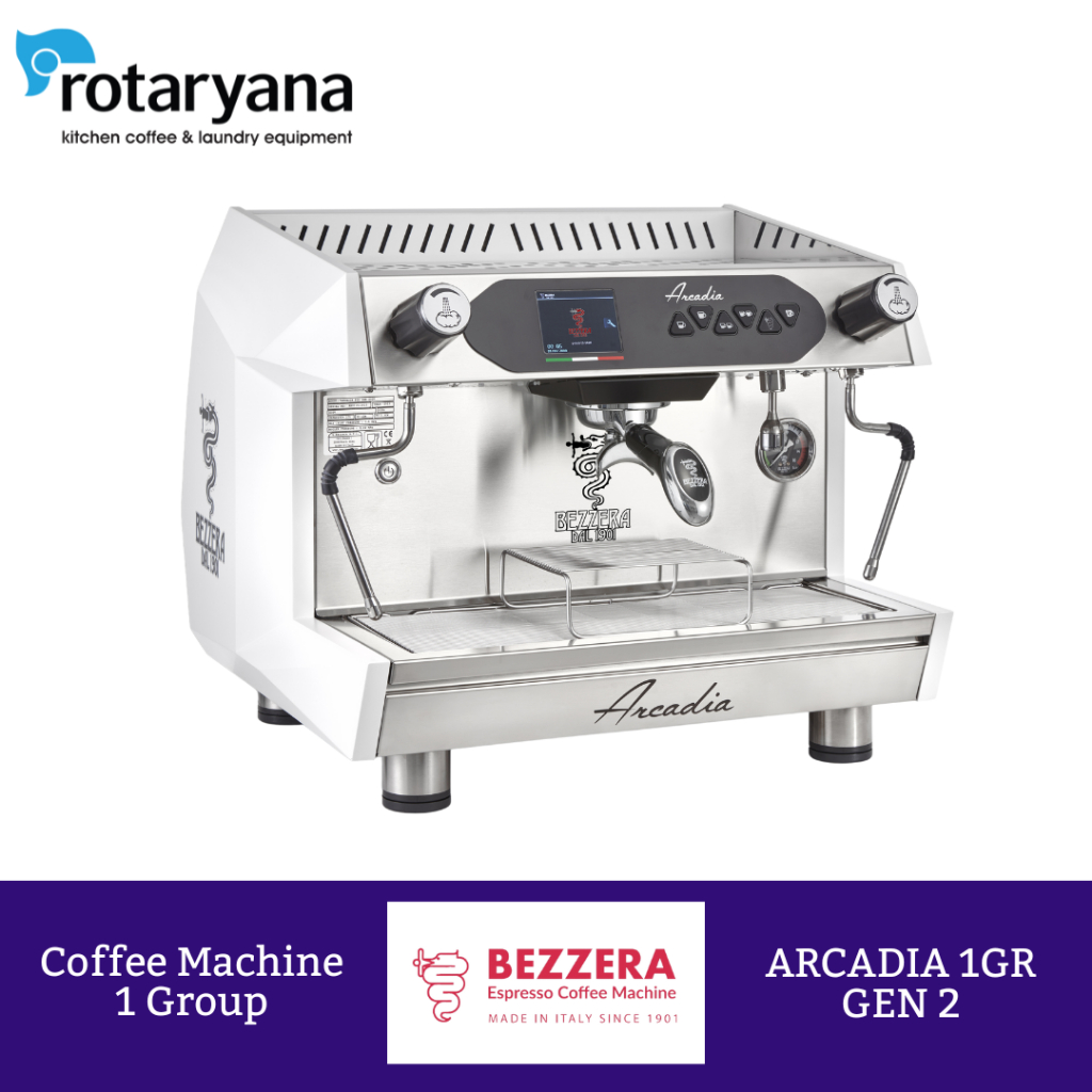 Bezzera Coffee Machine Arcadia DE Electronic Dosage Mesin Kopi 1 Group Bezzera Arcadia GEN 2