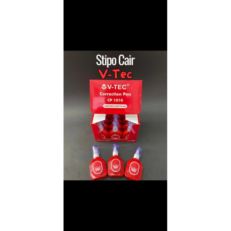

STIPO V-TEC MERAH 1010/PCS/TIP EX CAIR/MUDAH KERING/CAIRAN PUTIH CERAH
