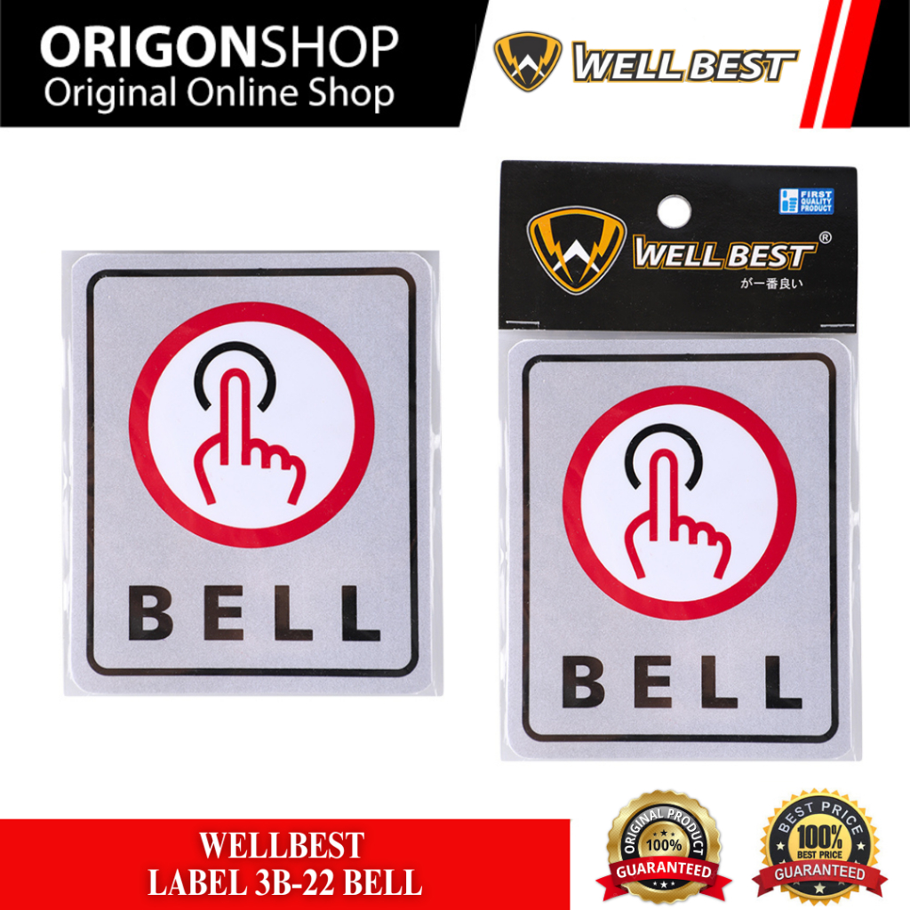 

WELLBEST Label 3B-22 Bell / Label Stiker