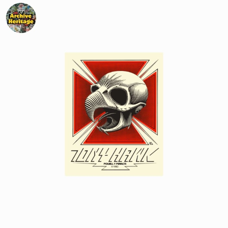 

sticker Powell Peralta Tony Hawk skateboards stiker