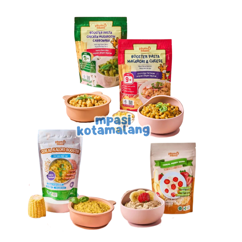 

8+ PLUM&BLUM CEREAL KALORI BOOSTER / CEREAL BUAH / OAT INSTAN MPASI