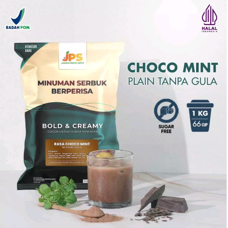 

Powder Drink JPS Bubuk Minuman Rasa CHOCO MINT PLAIN 1Kg