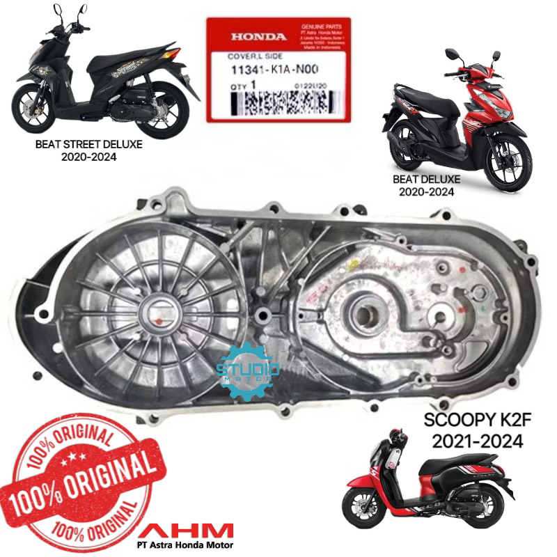 Bak Cvt Kiri Cover L Side BeAT K1A Beat Led Street Deluxe K1A Scoopy eSP K2F 2020 2021 2022 11341-K1