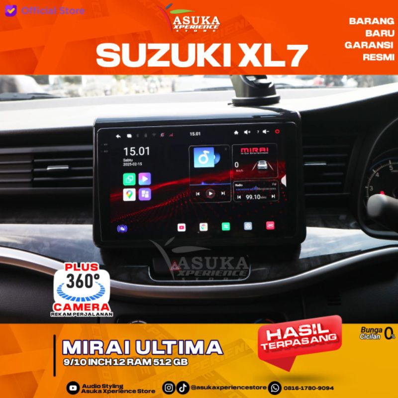MIRAI ULTIMA RAM 12/512GB+CAMERA 360 BARANG BARU BERGARANSI RESMI SUZUKI XL7