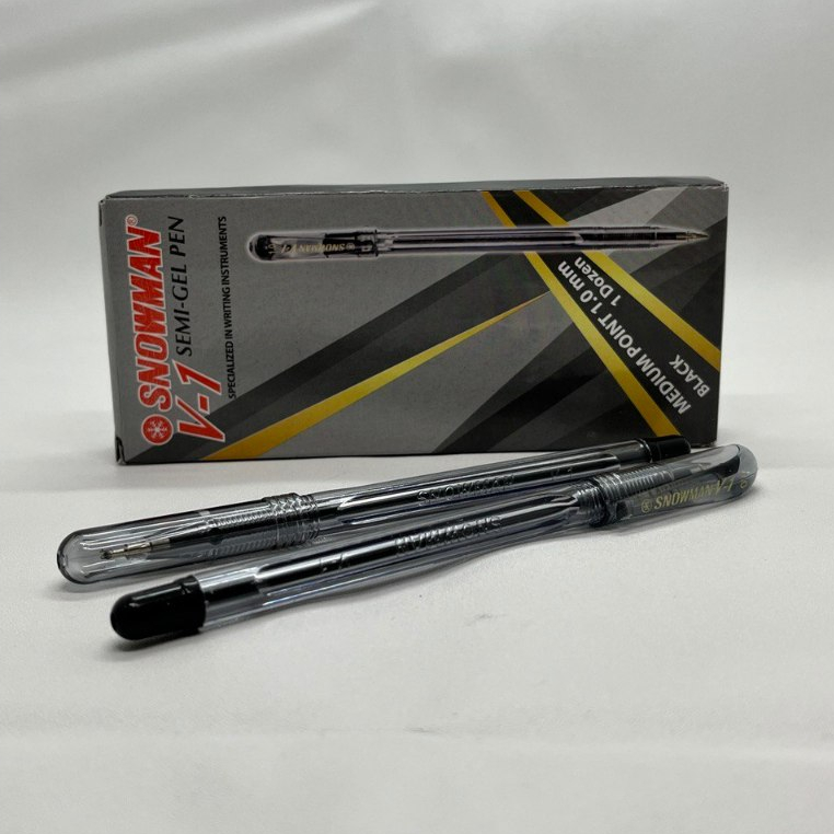 

Bolpoin Snowman V1 Hitam 1 mm (1 lsn)