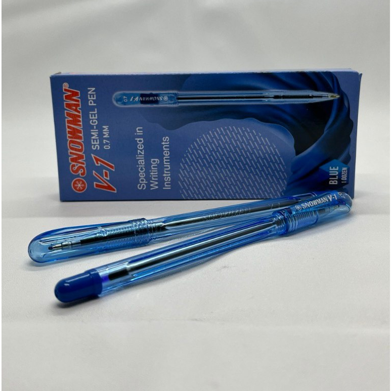 

Bolpoin Snowman V1 Biru 0.7 mm (1 lsn)