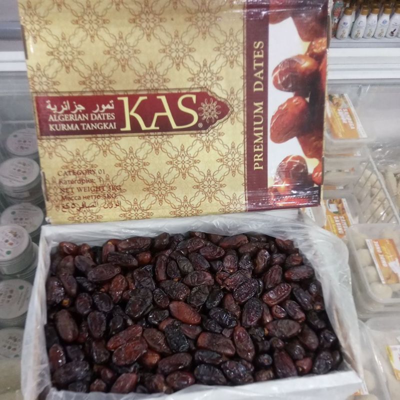 

Kurma ALGERIAN DATES KAS ALJAZAIR PREMIUM / Al jaizair berat bersih 5 kg