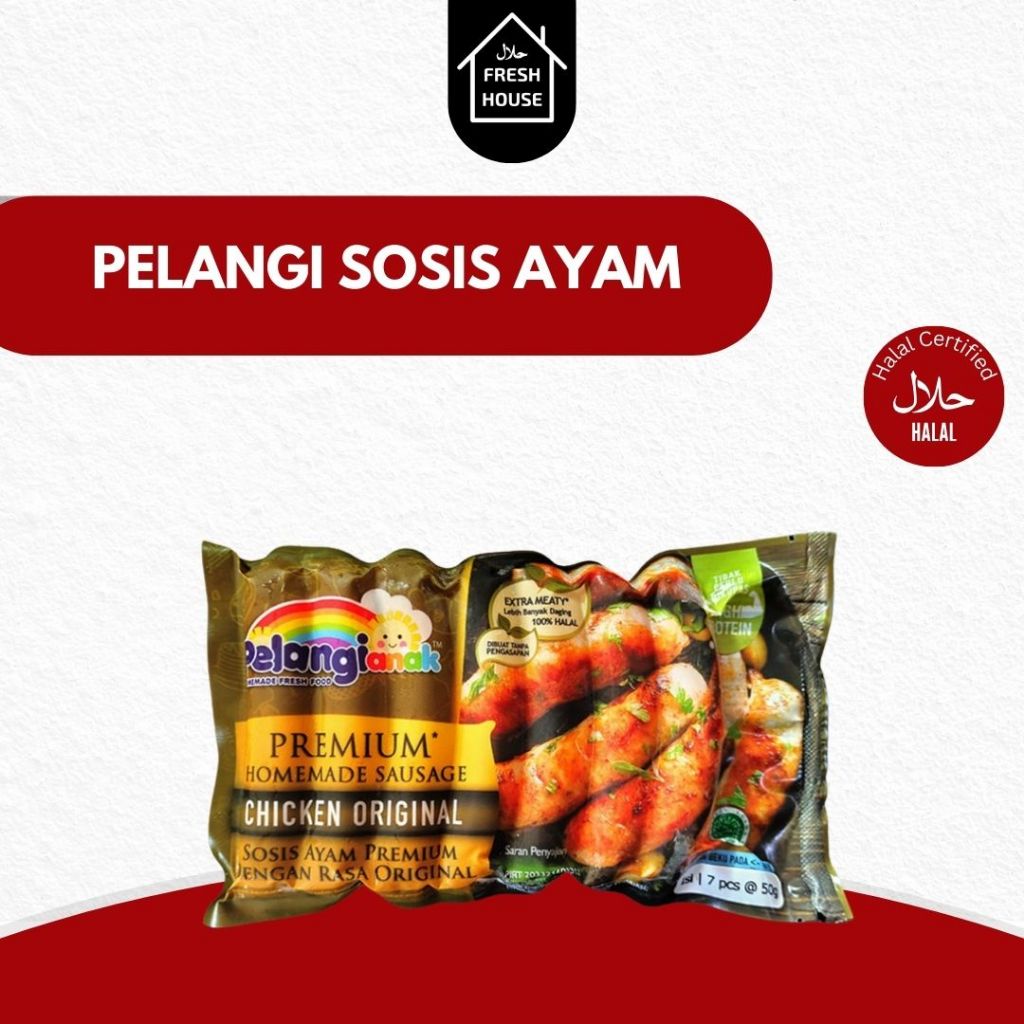 

SOSIS AYAM ORIGINAL / PELANGI / HEALTHY FROZEN FOOD