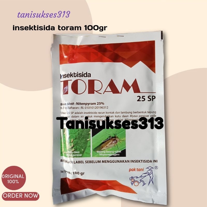 Insektisida toram 100gram toram obat wereng dan kutu daun toram pak tani 100gram