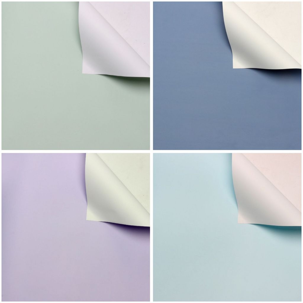 

5 Lembar Kertas Buket Bunga Paper Bouquet Flower Warna Pastel