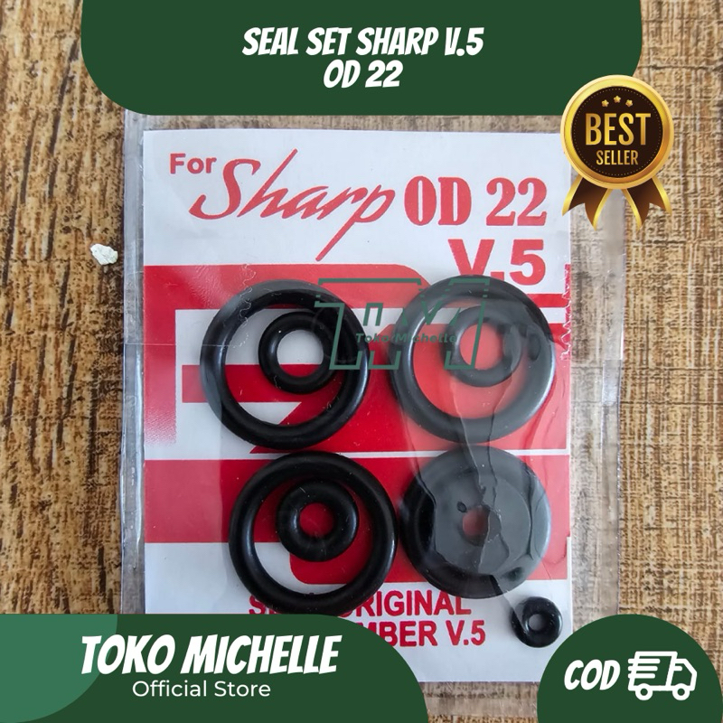 Seal Set V5 OD 22 | Seal Sharp | Sil Set