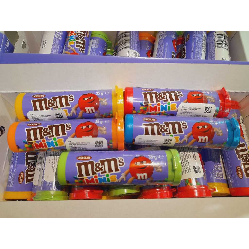 

M&m minis milk chocolate tube per pcs