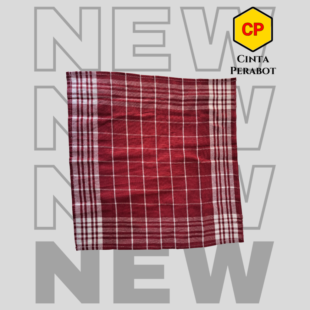 Serbet Dapur/ Lap Kotak Besar Kain Warna Serbaguna/ Lap Piring