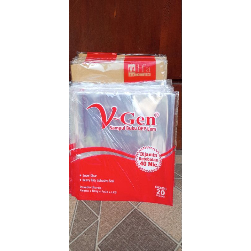 

sampul plastik V-gen