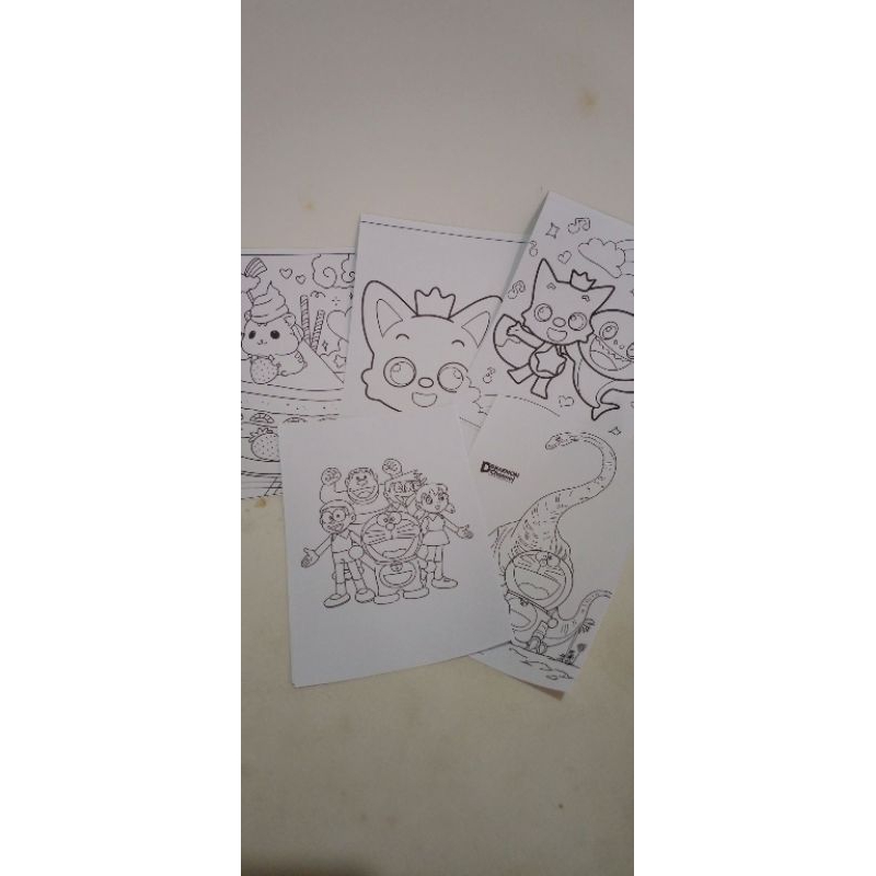 LEMBAR MEWARNAI GAMBAR TK PAUD SD