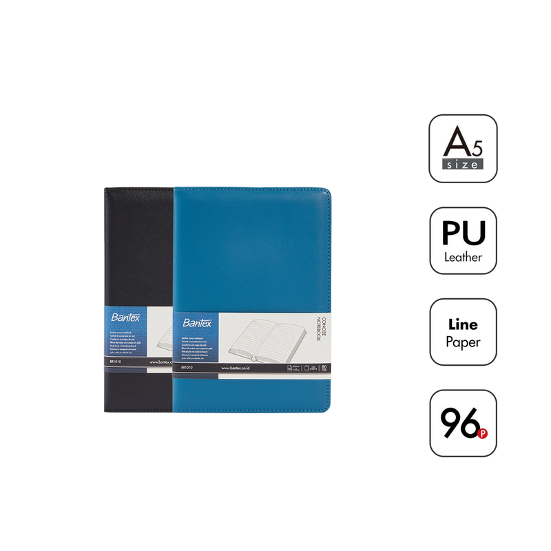 

[Stationery Spectrum] Bantex Buku Jurnal Kerja / Catatan Classic Bahan Kulit PU Ukuran A5 BR1010