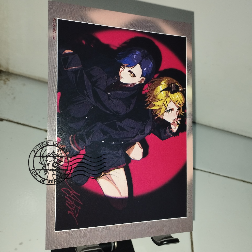 Boneka dan merch anime pindah ke toko AzureYuri Postcard CF2 Creator Festa Shiraishi An Kagamine Rin